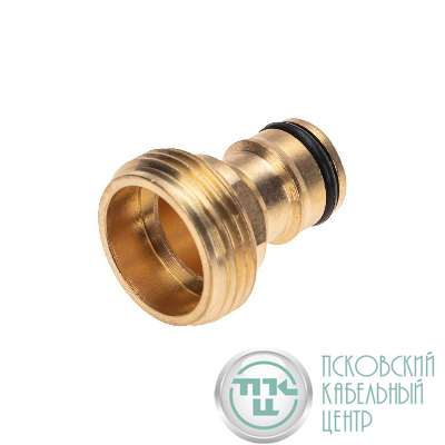 Адаптер латунный 3/4дюйм внешняя резьба ЧЕТЫРЕ СЕЗОНА 62-0275