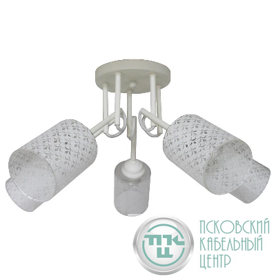 Светильник "Джаз" 151 НПБ 01-5х60-136 Е27 ИУ бел. Элетех 1005404554