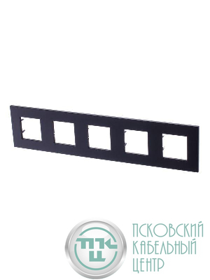 Рамка 5-м 10мод. Zenit антрацит ABB 2CLA227500N1801