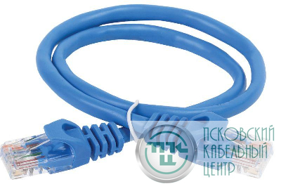 Патч-корд кат.5E UTP 0.5м син. ITK PC03-C5EU-05M