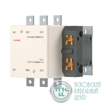 Контактор магнитный DSC225-3C00A230 225А 110кВт (AC3) 220В AC YON DSC225-3C00A230