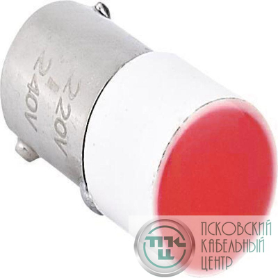 Лампа BA9s для NP2 красн. светодиод. матрица AC/DC 220В CHINT 576739