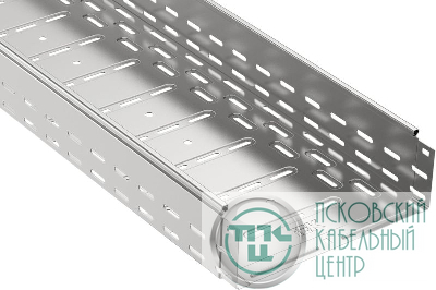Лоток листовой перфорир. 200х100 L3000 сталь 1мм оцинк. IEK CLP10-100-200-100-3