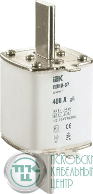 Вставка плавкая ППНИ-37 400А габарит 2 IEK DPP40-400