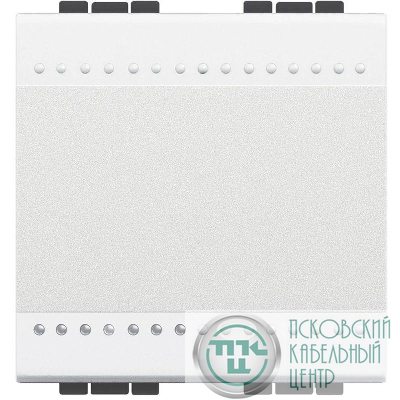 Переключатель промежуточный 1-кл. 2мод. СП LivingLight 16А IP20 механич. клеммы бел. Leg BTC N4004M2N