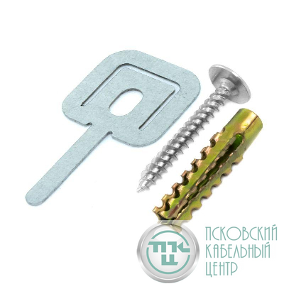 Комплект для крепления ОКЛ с использ. самореза дюбеля и хомута FR ПР-25 (уп.100шт) Промрукав PR08.5200