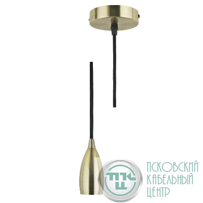 Патрон декоративный DLC-T-S32/E27 TS/1M/BL BRONZE Techno провод 1м и крепление алюм. Uniel UL-00005288