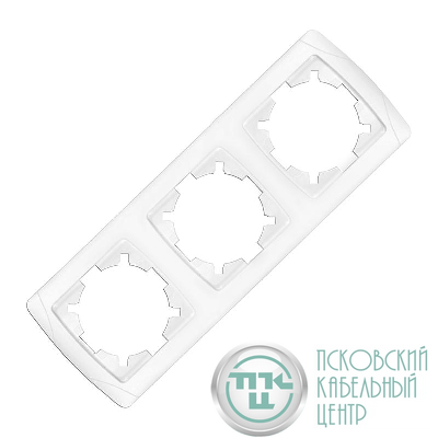 Рамка 3-м Маргарита гор. бел. UNIVersal МР003Г