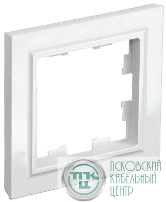 Рамка 1-м Brite РУ-1-БрБ бел. IEK BR-M12-K01-PRO
