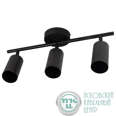 Светильник PCL-0403 3xGU10 IP20 230В BL настен./потолочн. декор. под лампу JazzWay 5066649