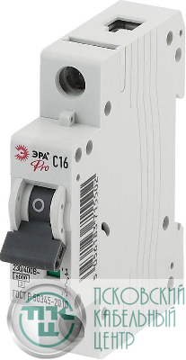 Выключатель автоматический модульный 1п C 6А ВА47-63 Pro NO-901-47 ЭРА Б0031817