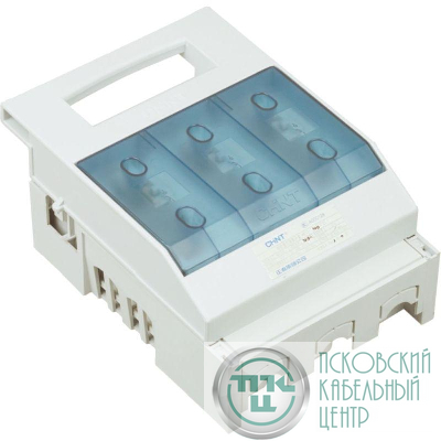 Выключатель-разъединитель 3п 160А NHR17-160/3 откидной с плавкими вставками без вспомогат. контактов CHINT 403022