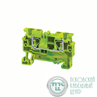 Клемма заземляющая пружинная OptiClip CXG-4-PE-(0.2-4) КЭАЗ 289760