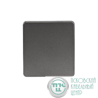 Выключатель 1-кл. СП ROUND возвратный 10А титан Kranz KR-78-0712-2