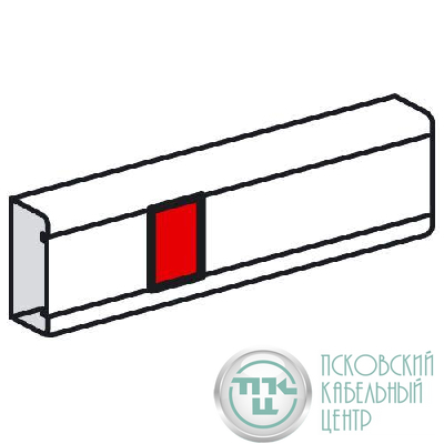 Накладка на стык крышки 110мм для кабель-каналов METRA Leg 638085
