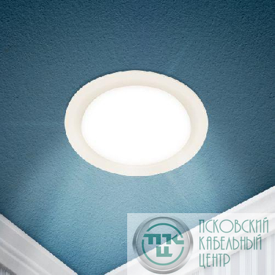 Светильник светодиодный LED 17-12-3K 12Вт 3000К встраив. круглый ЭРА Б0057438