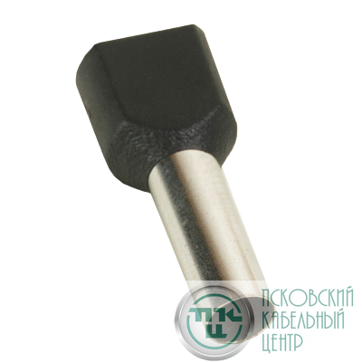 Наконечник штыревой втулочный под два провода НШвИ2 OptiKit T-Shv2-PVC- 6.0-14 (уп.100шт) КЭАЗ 278052