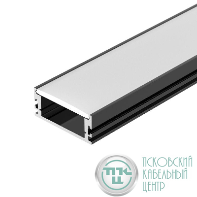 Профиль FLOOR60-H26-3000 ANOD BLACK L3000 алюм. Arlight 046414