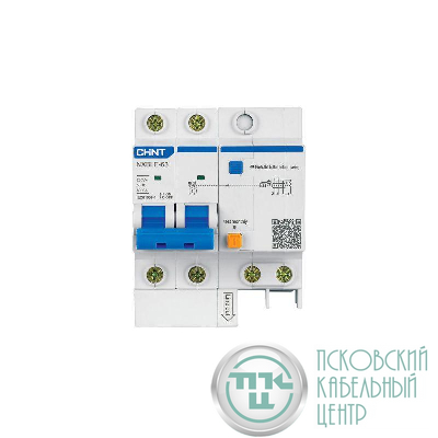 Выключатель автоматический дифференциального тока 2п C 16А 30мА тип AC 6кА NXBLE-63 (R) CHINT 819977