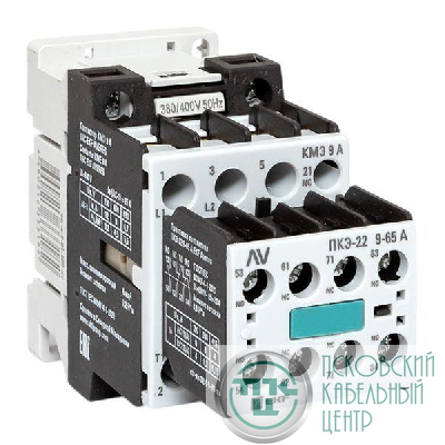 Комплект КМЭ 1НЗ 9А кат. 400В АС 2НО+2НЗ AVERES EKF ctr-s-9-01-400-av-22