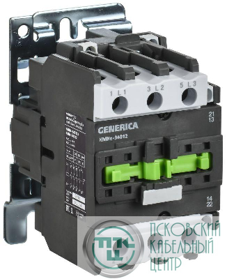 Контактор КМИе-34012 40А 230В/АС3 1НО 1НЗ GENERICA KKME31-040-230-11