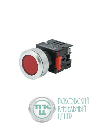 Лампа индикаторная ЛС-30-К-2-220-65У1 светодиодная матрица d30мм 220В AC/DC IP65 красн. Электротехник ET559208