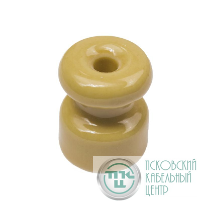 Изолятор ОП керамика песочн. зол. (уп.50шт) Bironi R1-551-019-50