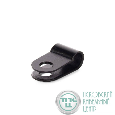 Скоба СНК 5 пластик. черн. (уп.100шт) Fortisflex 103928