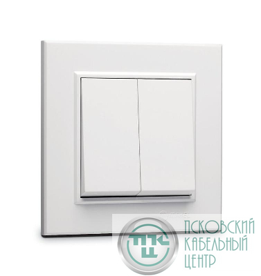 Выключатель 2-кл. СП Karea 10А IP20 бел. Makel 56001003