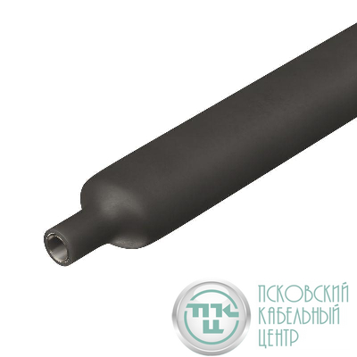 Трубка термоусаживаемая самозатухающая клеевая 4.8/1.6мм черн. 3:1 DKC TN3PCG30148V0BK