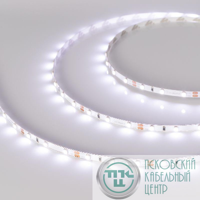 Лента светодиодная RT-A60-5mm 12V Cool 15000К 4.8Вт/м IP20 2835 (уп.5м) Arlight 015215(2)