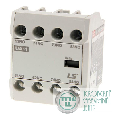 Контакт дополнительный UA-4 3NO+1NC LS Electric 83361634050