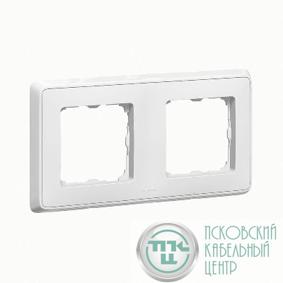 Рамка 2-м Cariva бел. (DIY-упак.) Leg 695972