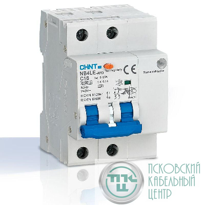 Устройство защиты при дуговом пробое (УЗДП) NB4LE-AFD 2P C16 тип A 30мА CHINT 335356