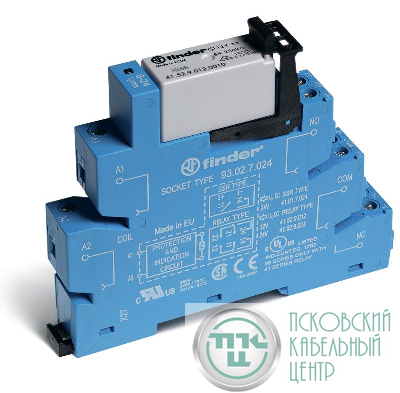 Модуль интерфейсный электромеханич. реле 2CO 8А AgNi 230-240В AC IP20 винт. клеммы FINDER 385282300060