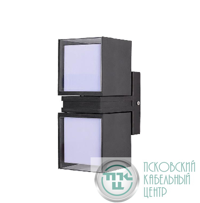 Светильник светодиодный архитектурный PWL-23095 2х8Вт 4000К BL IP54 фасадный исполнение двухсторон. черн. Pro JazzWay 5053151