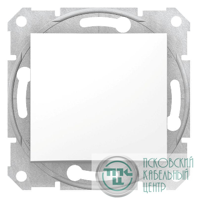 Переключатель проходной 1-кл. СП Sedna 10А IP20 (сх. 6) 250В механизм бел. SchE SDN0400121