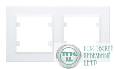 Рамка 2-м Karea горизонт. бел. Makel 56001702
