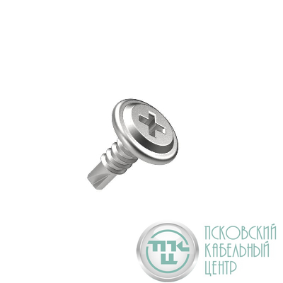 Саморез с прессшайбой сверло усиленный 4.2х16 (уп.1000шт) Промрукав PR17.00326
