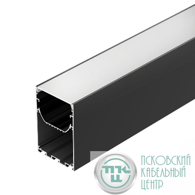 Профиль LINE-S-5075-2500 BLACK L2500 алюм. Arlight 041848