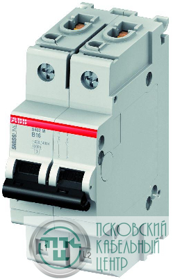 Выключатель автоматический модульный 2п K 1А 10кА S402M-K1 ABB 2CCS572001R0217