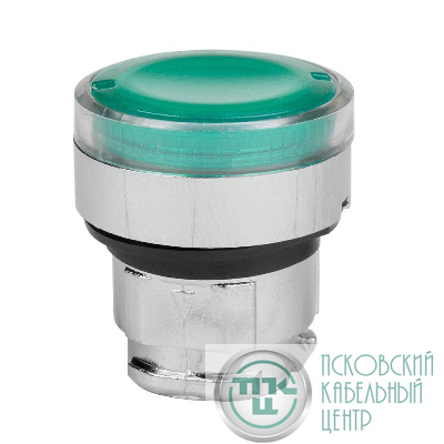Головка кнопки OptiSignal D22 A4-PL-3 с подсветкой зел. металл ZB4BW333 КЭАЗ 332257