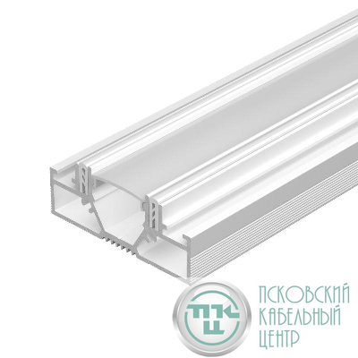 Профиль STRETCH-20-CEIL-D-CENTER-2000 WHITE L2000 алюм. Arlight 042948