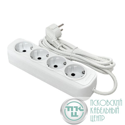 Удлинитель 4х5м с заземл. 16А IP20 Эксперт 3.0кВт ПВС 3х1 PROxima EKF UBA16-310-4-05