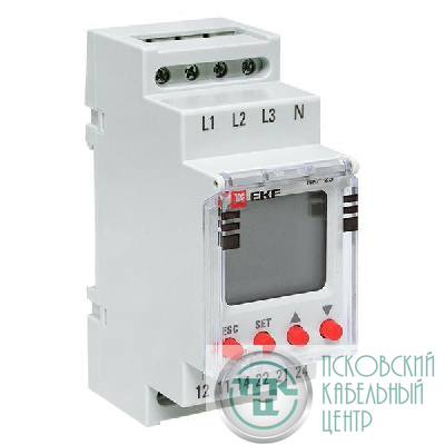 Реле контроля фаз с LCD дисплеем RKF-2S (с нейтралью) EKF rkf-2s