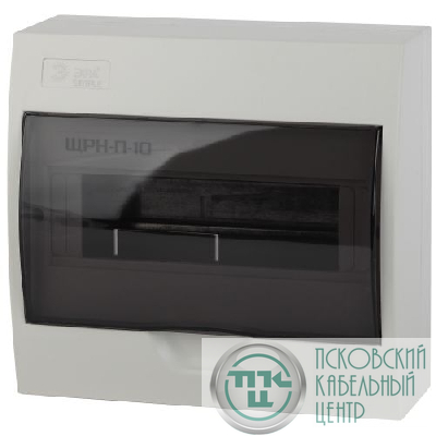Бокс навесной ЩРН-П-10 10мод. IP41 пластик SIMPLE NO-box_simple-plastic_10_surface BOXS10 Эра Б0041524