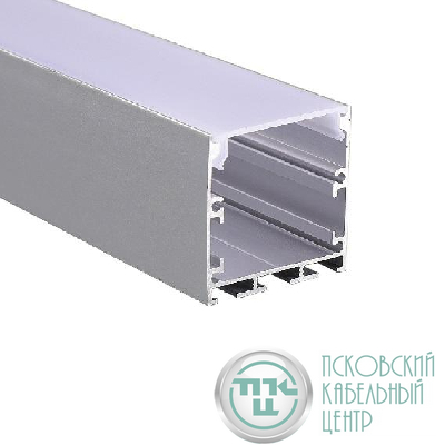 Профиль накладной PAL 3535 (комплект 2м; 2глухих заглушки; рассеиватель матов.; 4клипсы крепежных) JazzWay 5049925