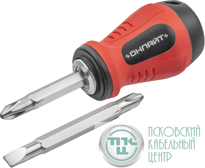 Отвертка двухсторонняя 82 994 OHT-Оt02-DS-PH2-SL6-40 ОНЛАЙТ 82994