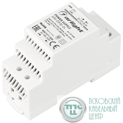 Блок питания ARV-DR30-24 24В 1.25А 30Вт IP20 DIN-рейка Arlight 031085