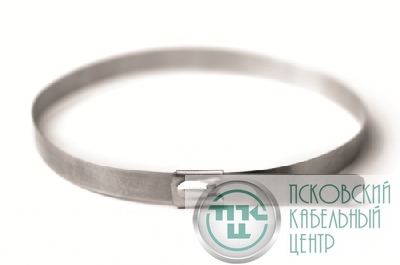 Хомут кабельный 4.6х175 нерж. сталь AISI 304 серебр. (уп.50шт) DKC 27404